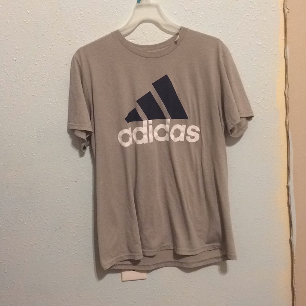 Adidas Light Grey Shirt. Large.